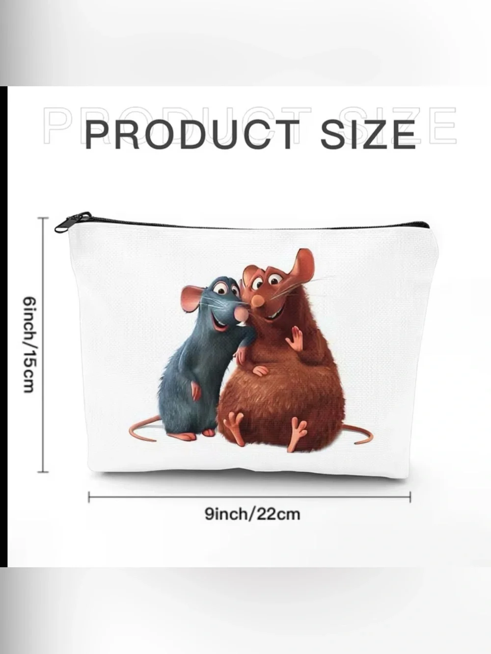 Ratatouille Makeup Bag